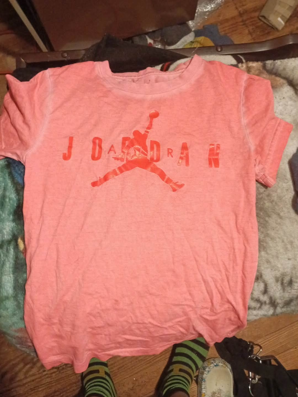 Jordan Kids Coral Graphic Short Sleeve Tee - Picture 1 of 1